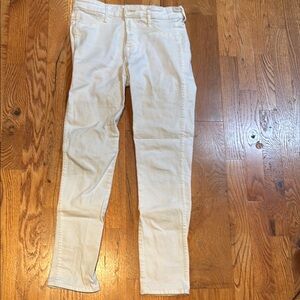 H&M denim white skinny ankle jeans size 26